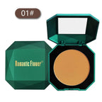 Brand-new 4 Colors Dark Pressed Powder Dark Skin Powder Matte Powder Long-lasting Waterproof  Brand Makeup Blush