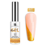 AWStorG 5ML Super Silver Metallic Gel Nail Polish Metal Effect Painting Gel Chromes Varnis Semi Permanent for Nail DIY