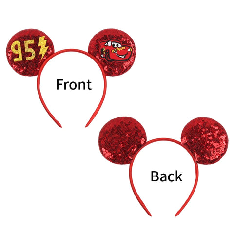 Boys Disney Mouse Ears Headbands Mickey Mouse Hairband With No Bow Party Festival Cosplay Christmas Birthdays Hair Accessories