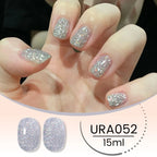 UR SUGAR 15ml Champagne Gold Sliver Reflective Glitter Gel Nail Polish Varnish Semi Permanent Soak Off UV Gel For Manicure Art