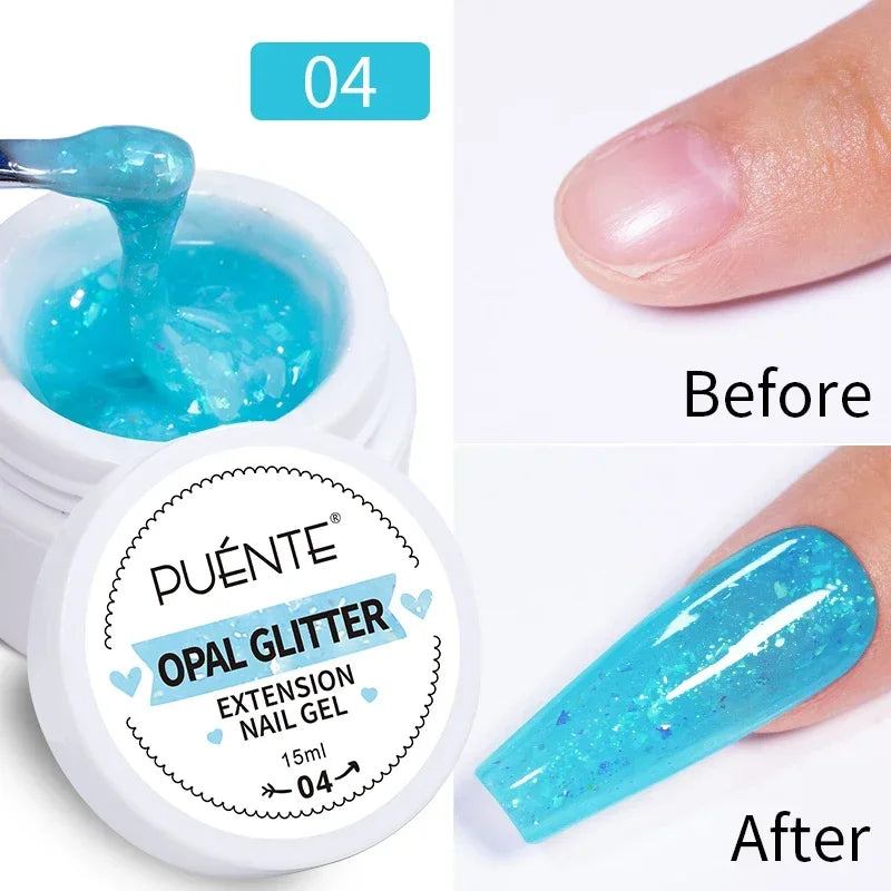 PUENTE 5ml Metallic Painting Liner Gel Polish Bright Mirror Effect Semi-Permanent UV Nail Varnish For Stunning French Nail Art