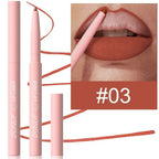 DUNUF 12 Color Velvet Matte Lipliner Pencil Waterproof Non-stick Cup Lipstick Nude Pink Lip Liner Outline Lips Contour Makeup