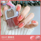 Water-based Nude Icy Women Children Nail Polish Twin Star Set No-bake Quick-drying Odorless Nail Polish Full Set Makeup