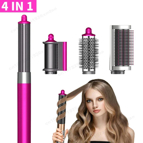 6-in-1 Hot Air Styler&Hair Dryer Brush Multi-Hair Styler Set with Auto-Wrap Curler Hair Styling Tools Gift for Women / Lovely