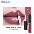 1PC Waterproof Liquid Lipstick 21 Color Vitamin E Makeup Sets Lip Glosses Lip Plumpers