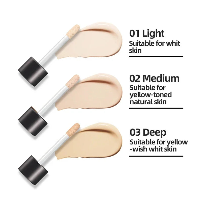 Full Cover Liquid Concealer Cream Makeup Moisturizing Eye Dark Circles Cream Face Foundation Waterproof Make Up Base Cosmetics