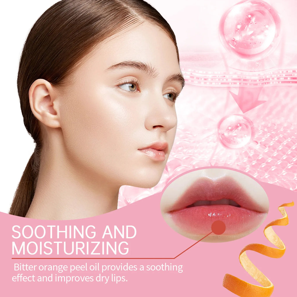 Vitamin C Overnight Lip Care Set Exfoliating Remove Dead Skin Lighten Dark Lips Nourishing Anti Chapped Lips Scrub Sleeping Mask