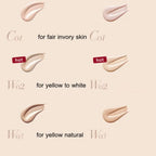 UODO Liquid Foundation Concealer Long-lasting BB Cream Waterproof Pore-minimizing Lasting Bright Dry To Oily Skin Care 30ml