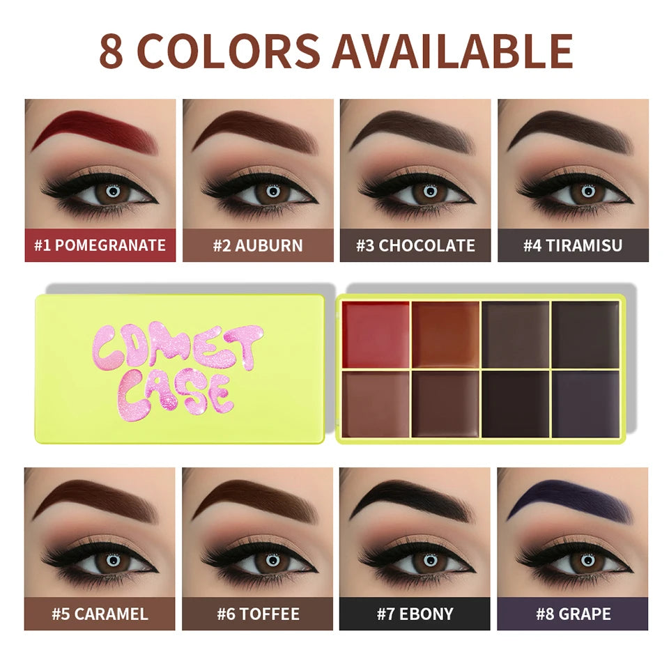 8 Colors Cream Highlighter Palette for Highlight Face Brighten Highlighter Blush Shimmer Waterproof Makeup Tool Cosmetics