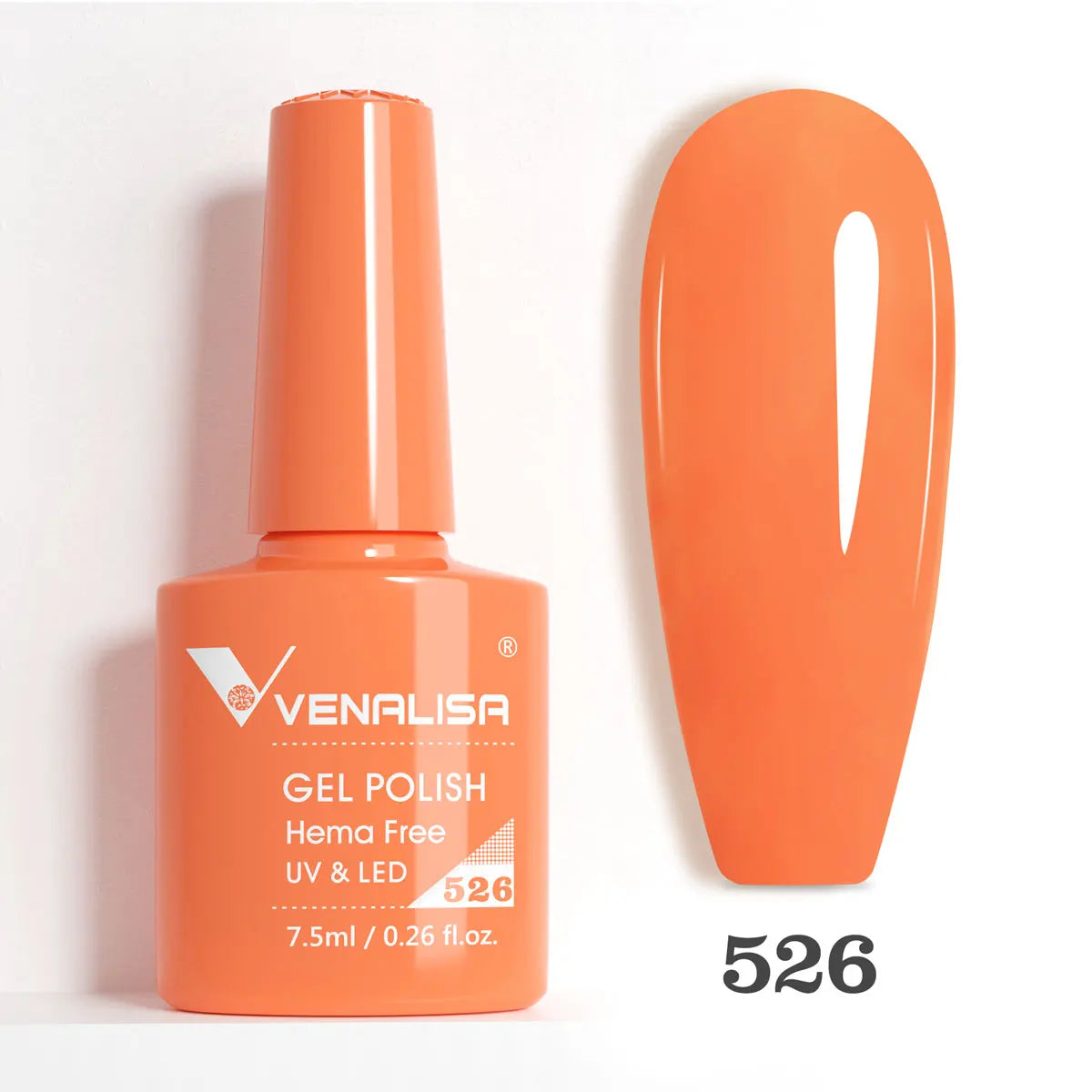 Venalisa HEMA TPO FREE 7.5ml Gel Polish Nail French Pink Jelly Nude Collection Nail Gel Polish Glitter Gorgeous Soak Off UV LED