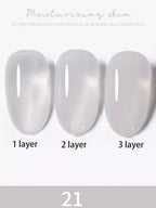 1-30pcs PSK Nude Pink Color Nail Art Ice Transparent Bare Color Nail Enamel 2026 New Net Red Popular White Gel Nail Polish