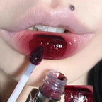 Silver Tube Five-color Clear Water Gloss Lip Gloss Moisturizing Mirror Crystal Jelly Lip Glaze Watery Texture Lip Tint Makeup