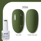 Arte Clavo Solid Color Gel Nail Polish 15ml Soak Off UV LED Gel Semi-Permanent Glitter Polish For Manicure Nail Art Salon Gel