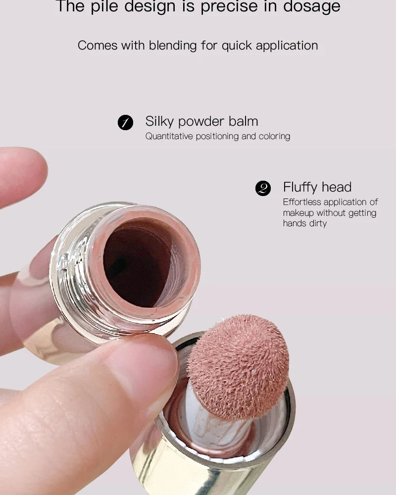 Gentle Korean Liquid Powder Blusher Faceplate Waterproof Facial Shadow Highlight Nose Lasting Brightening Rouge Student Girl
