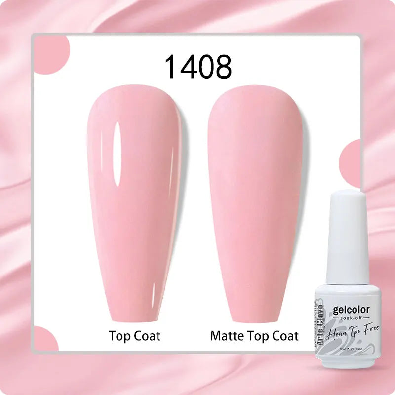 Arte Clavo 8ml HEMA TPO Free Gel Nail Polish Nail Art Manicure Semi Permanent Gel UV Hybrid Varnishes Base Top Coat Enamels New
