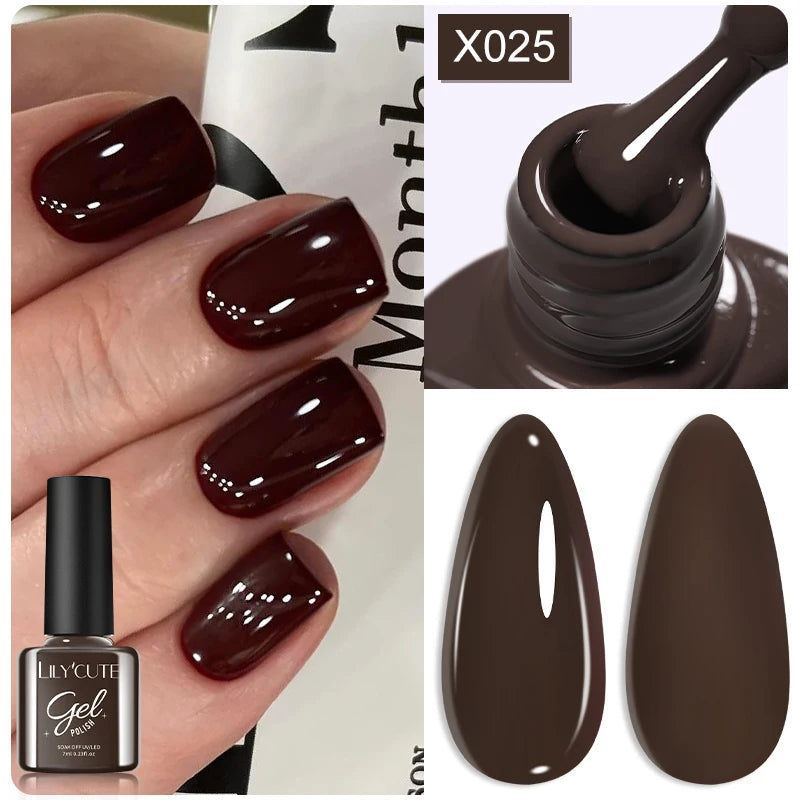 LILYCUTE 5ML Metallic Painting Liner Gel Nail Polish Super Bright Gold Silver Mirror Drawing Gel Semi Permanent Line French Nail