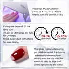 LILYCUTE Nail Gel Set 6W LED Lamp Full Manicure Set Vernis Semi Permanent Quick Extension Nail Kit Gel Set For Nails Tool Kit