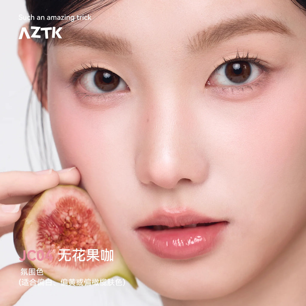 AZTK Blush Designer Color Face Makeup Blusher Natural Longlasting Muddy Cheek Rouge Water Glossy Moisturizer Liquid Blush Cream