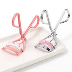 1PC Lady Professional Stainless Steel Eyelash Curler with Comb Tweezers Curling Eyelash Clip Cosmetic Eye Makeup Beauty Tools