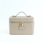 pu leather cosmetic bag with zoned storage and large capacity toiletry bag for autumn and winter new products