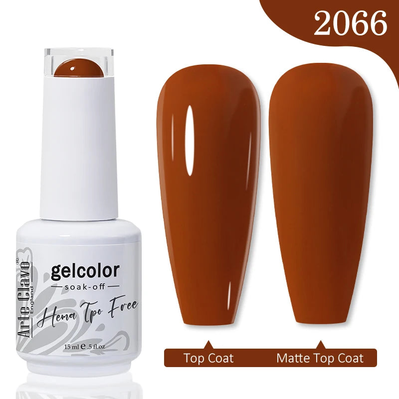Arte Clavo Hema Free TPO Free Nail Gel Polish Nail Supplies Vernis Semi Permanent Nail Art Manicure Soak Off UV Gel Nail Varnish