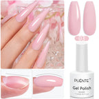 PUETNE 7.5ML Amber Moonlight Cat Magnetic Gel Nail Polish Winter Nails Jelly Glass Cat Eye Soak Off UV Semi-Permanent Varnish