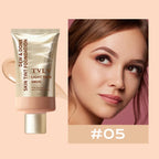 No-Makeup Cream, Tinted Moisturizer, Natural Long-Lasting Moisturizing and Brightening Concealer, Brightening Fake-No-Makeup Liquid Foundation