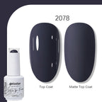 Arte Clavo Solid Color Gel Nail Polish 15ml Soak Off UV LED Gel Semi-Permanent Glitter Polish For Manicure Nail Art Salon Gel