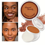 3 Pack Set Wheat Bronzing Powder For Dark Tone, Matte Finish, Sweatproof & Oil Control Powder, Concealer Contouring Foundation