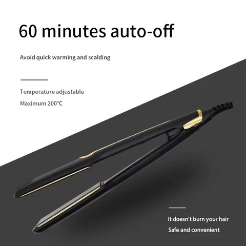 Professional Flat Iorn Straightener And Curler ceramic High Heat flat irons home Salon hair styler tools