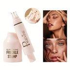 Fake Freckle Pen, Natural and Realistic Freckle Makeup for Sun-Kissed Face, Waterproof,Long-Lasting, Quick-Drying, 5-Point Stamp