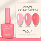 1pc 15ml Milky Jelly Nude Gel Nail Polish Transparent Colors Sheer White Pink Gel Nail Kit For Salon 68 Color