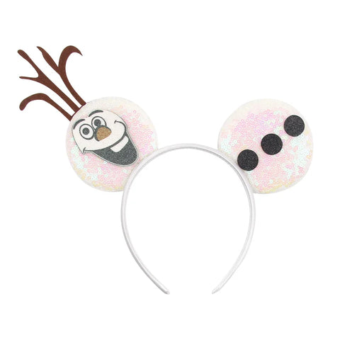 Boys Disney Mouse Ears Headbands Mickey Mouse Hairband With No Bow Party Festival Cosplay Christmas Birthdays Hair Accessories
