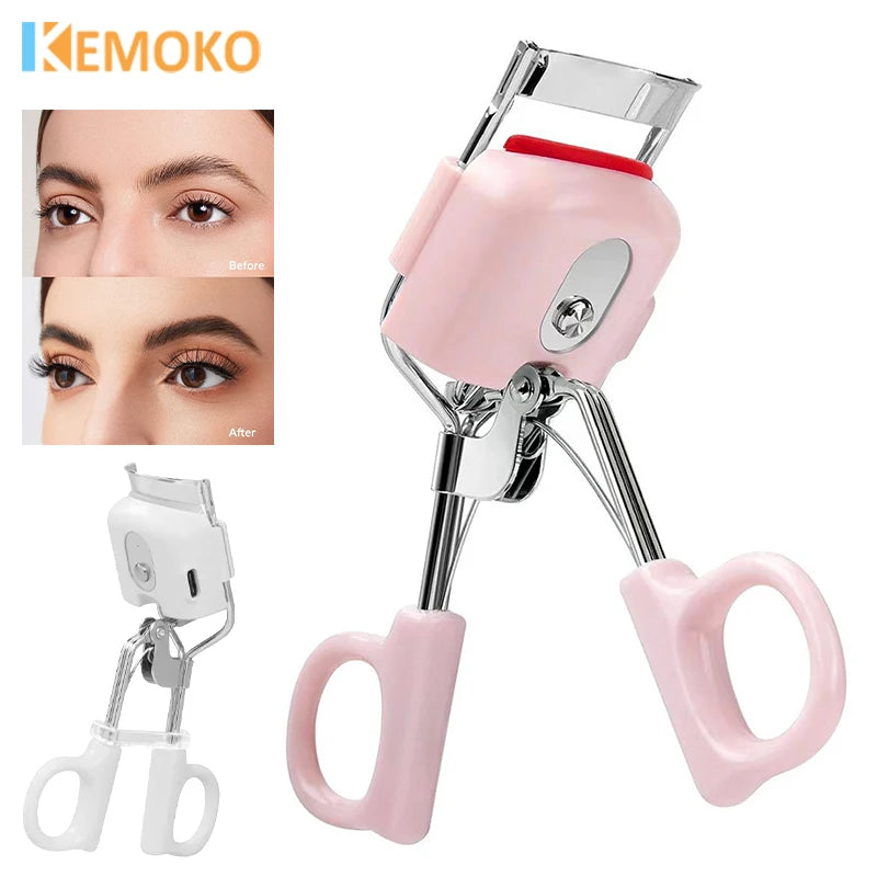 1PCS Heating Electric Eyelash Curler Cosmetic Makeup Tools Clip Lash Curler Lasting Lash Lift Beauty Eyelashes Makeup Tool Woman