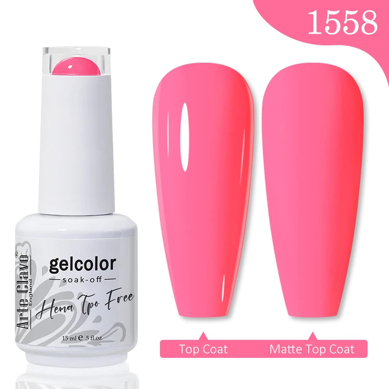 Arte Clavo Hema Free TPO Free Nail Gel Polish Nail Supplies Vernis Semi Permanent Nail Art Manicure Soak Off UV Gel Nail Varnish