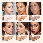 Liquid Foundation Concealer Face Naturally Matte Oil-Control Waterproof Foundation 30Ml 6 Colors Optional Cosmetic