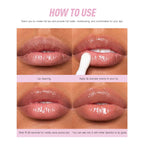 Glitter Plumping Lip Gloss Jelly Strawberry Moisturizer Fruit Lip Oil Transparent Fullness Lip Tint Gel Soft Tube Makeup LipCare