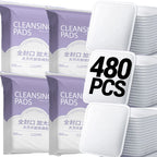 100/600Pcs Disposable Makeup Removal Cotton Pads for Facial Cleaning Wet Application Portable Double-sided Cosmetic Cotton Pads