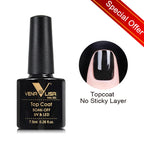 Venalisa HEMA TPO FREE 7.5ml Gel Polish Nail French Pink Jelly Nude Collection Nail Gel Polish Glitter Gorgeous Soak Off UV LED