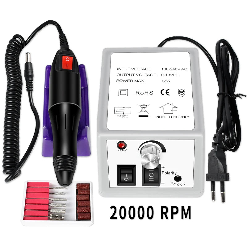 Nail Gel Kit With LED Nail Light Dryer Nail Drill Machine Poly Nail Extension Gel Varnish Kit Soak Off Polish Manicure Tools Kit