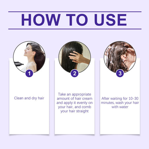 Protein Straightening Cream Prevent Frizzy Breakage Strengthen Elasticity Nourish Improve Hair Gloss Protein Straightening Cream