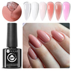 UR SUGAR 7ml Quick Nail Extension Gel Jelly Pink Semi-Transparent Color Extension Gel Polish UV LED Soak Off