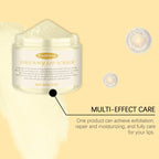 WOODSLEEP Vanilla Lip Care Cream Relieve Dryness Sooth Exfoliate Improve Roughness Repair Cleft Lip Brighten Skin Tone Lip Scrub