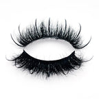 New Spike Real Mink Lashes High Quality 16mm 18mm 20mm 25mm Volume Fluffy Wispy Strip Lashes Suppliers Wholesale Mink Eyelashes