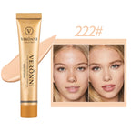 Long-lasting waterproof and sweatproof concealer with natural nude Maquiagem Liquid Concealer Beauty Face  Cosmetics Makeup Base