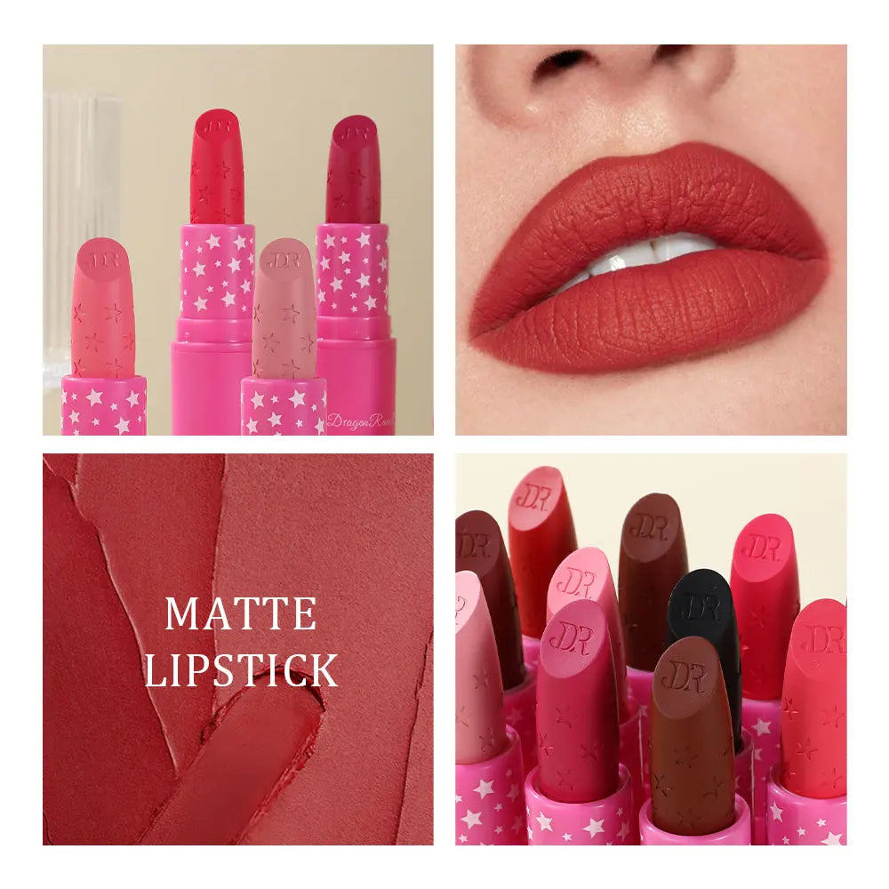 Lipstick Matte Versatile Waterproof Lip Gloss Long-Lasting Whitening Lip Mud Non-Fading Non-Stick Lip Gloss