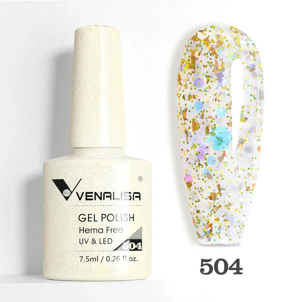 Venalisa VIP5 TPO FREE Jelly Pink Nude Collection Nail Gel Polish Glitter Gorgeous Soak Off UV LED Gel Varnish Nail Manicure