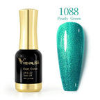 Venalisa 12ml Platinum Gel Nail Polish Super Shiny Effect Nail Gel Perfect Soak off UV&LED Nail Color Foil Chrome Gel Polish
