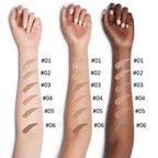 1pc full coverage concealer, waterproof, sweat proof, stain resistant, durable, creating a perfect skin makeup look