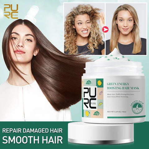 PURC Smoothing Keratin Hair Mask Nourishing Straightening Hair Treatment Repair Damaged Frizz Hair Care Products